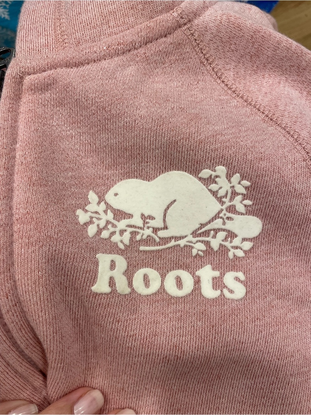 Roots Canada Girls Pink Zip-Up Hoodie - Picture 2 of 5